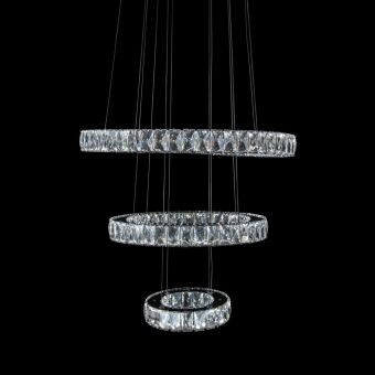 AICO Michael Amini Lighting Interstellar Led Chandelier, Small