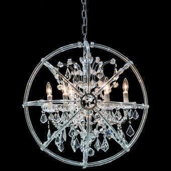 AICO Michael Amini Lighting Pena 6 Light Chandelier