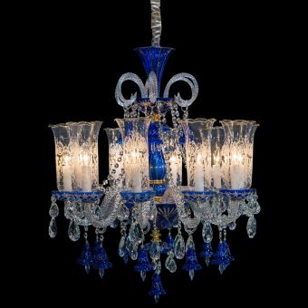 AICO Michael Amini Lighting Winter Palace 10 Light Chandelier
