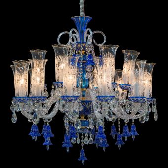 AICO Michael Amini Lighting Winter Palace 18 Light Chandelier