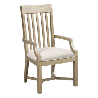 American Drew Litchfield James Arm Chair in Driftwood - Set of 2
