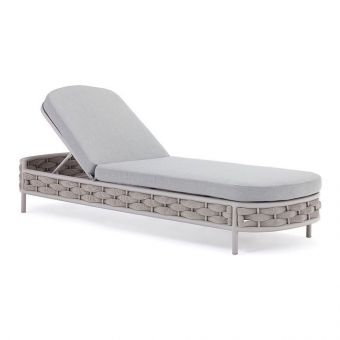 Couture Jardin Loop Chaise Lounge, Greige