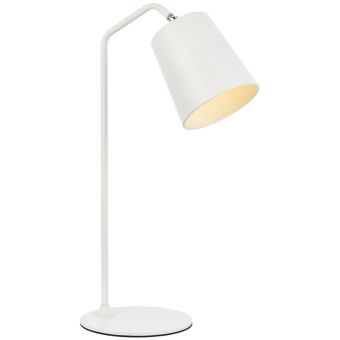Elegant Furniture & Lighting Leroy White Table Lamp