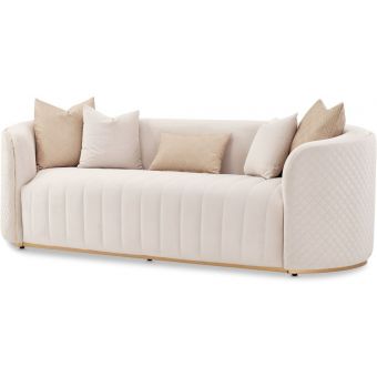 AICO Michael Amini Ariana Sofa Beige - Gold