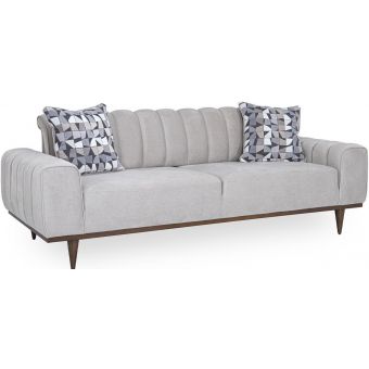 AICO Michael Amini Balboa Sofa - Warm Walnut