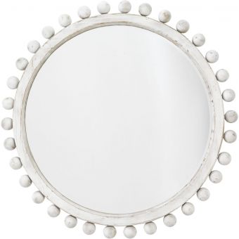 Jamie Young Co Brighton Mirror - White Washed Wood