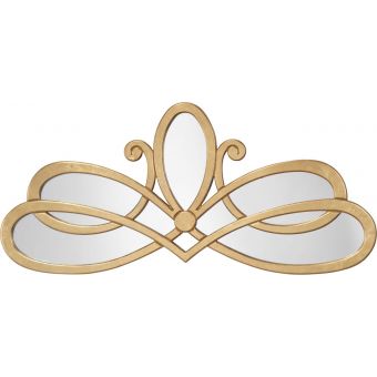 Jamie Young Co Scroll Mirror - Gold