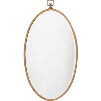 Jamie Young Co Wade Mirror - Antique Brass Metal
