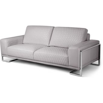 AICO Michael Amini Mia Bella Gianna Sofa Light Gray