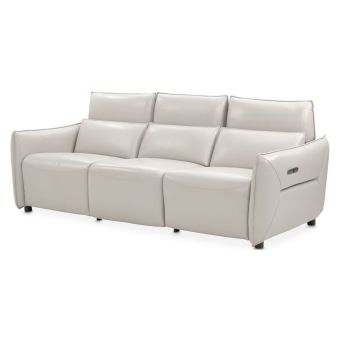 AICO Michael Amini Mia Bella Verona 3pc Sectional Sofa in Light Gray