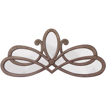 Jamie Young Co Scroll Mirror - Grey