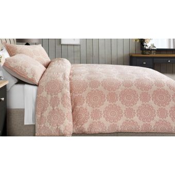 AICO Michael Amini McKinley 3pc Queen Duvet Set - Quartz