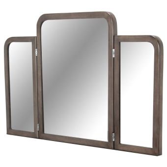 AICO Michael Amini Roxbury Park Vanity Mirror in Slate