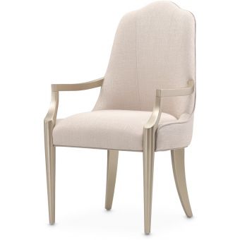 AICO Michael Amini Malibu Crest Asmb.Arm Chair Chardonnay
