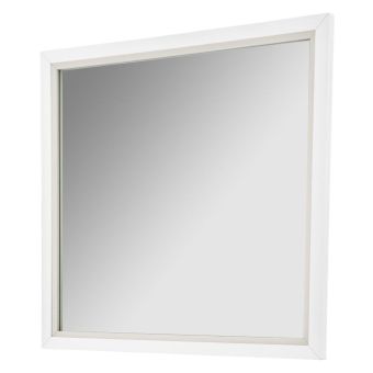AICO Michael Amini Sky Tower Dresser Mirror in Cloud White