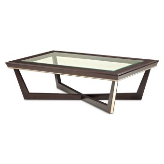 AICO Michael Amini Belmont Place Cocktail Table in Espresso