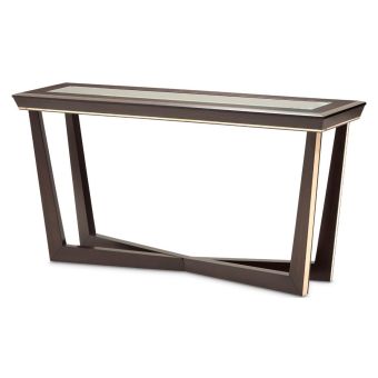 AICO Michael Amini Belmont Place Console Table in Espresso