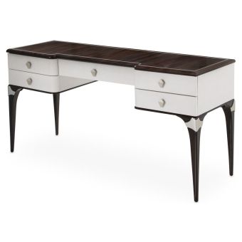 AICO Michael Amini Paris Chic Vanity/Desk Espresso in Espresso