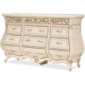 AICO Michael Amini Platine De Royale Dresser - Champagne