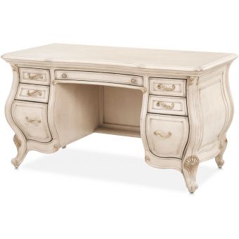 AICO Michael Amini Platine De Royale Vanity Desk - Champagne