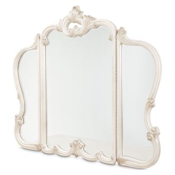 AICO Michael Amini Platine De Royale Vanity Mirror in Champagne