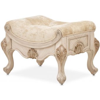 AICO Michael Amini Platine De Royale Vanity Bench Champagne