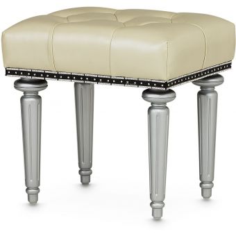 AICO Michael Amini Hollywood Swank Vanity Desk Bench