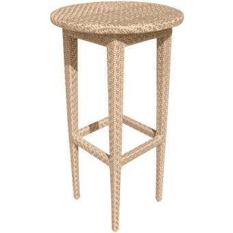 Panama Jack Outdoor Austin Round Pub Table 