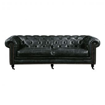 Moe's Home Collection Birmingham Sofa, Black