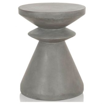 Essentials For Living District Pawn Accent Table - Slate Gray