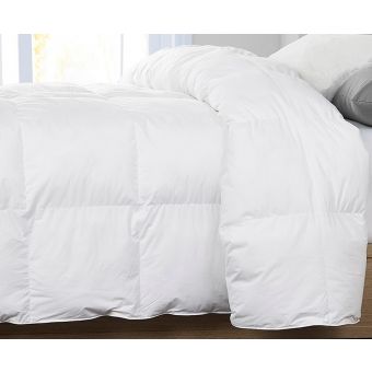 AICO Michael Amini Promenade Insert Queen Down Alternative Comforter - White