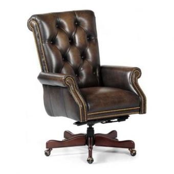 Maitland-Smith Kramer Swivel Tilt Desk Chair