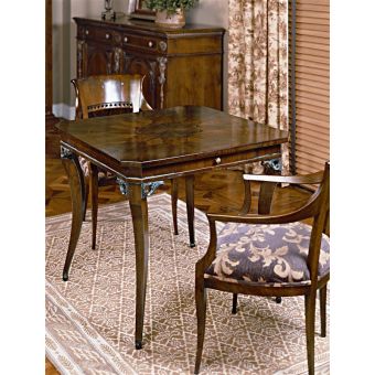 Francesco Molon Game Table, Top With Inlays