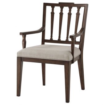 Theodore Alexander Tavel The Tristan Dining Armchair - Set of 2