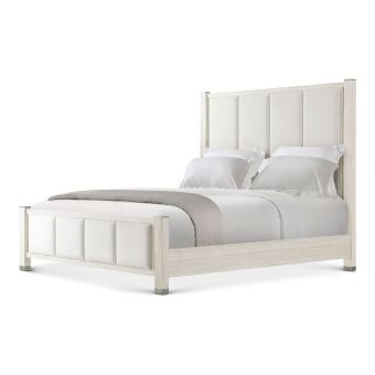 Theodore Alexander Breeze Upholstered US King Bedin Sun Bleached #UP6137