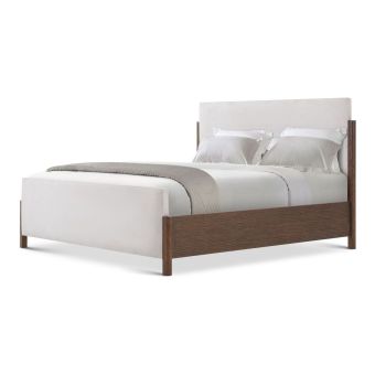 Theodore Alexander Urbane Upholstered US King Bed in Campfire