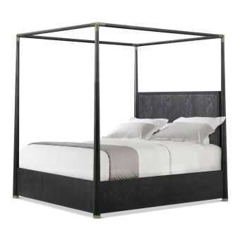 Theodore Alexander Kesden Poster Cal King Bed in Silent Black