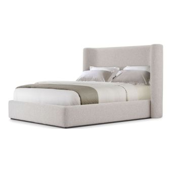 Theodore Alexander Maxwell Cal King Upholstered Bed in Obsidian