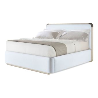 Theodore Alexander Luna Upholstered Cal King Bed in Cascade