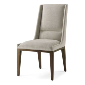 Theodore Alexander Lido Upholstered Dining Side Chair in Bistre
