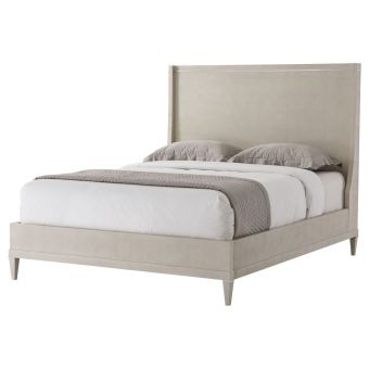 Theodore Alexander TA Studio Raia Palmer US Queen Bed - Overcast