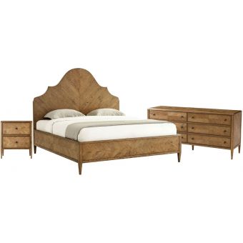 Theodore Alexander Nova Bedroom Set in Dawn TAS60041.C253