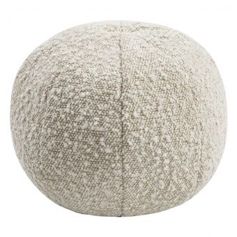 TOV Furniture Boba 9" Beige Boucle Pillow