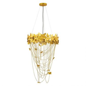 TOV Furniture Butterfly Gold Chandelier