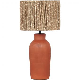 TOV Furniture Atrani Table Lamp - Natural Terracotta