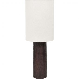 TOV Furniture Grava Metal Floor Lamp - Boucle & Hammered Bronze