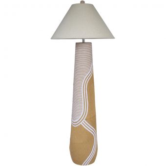 TOV Furniture Harlee Woven Floor Lamp - Natural