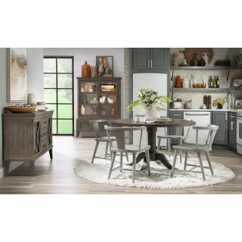 Legacy Classic Trisha Yearwood XXX's and OOO's Round Dining Set in Cocoa