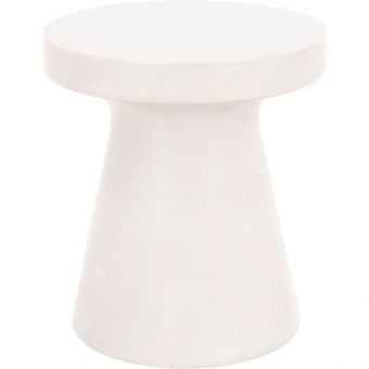 Essentials For Living District Tack Accent Table in Ivory