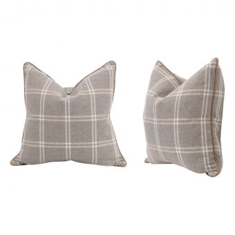 Essentials For Living The Not So Basic 22in Essential Pillow - LiveSmart Walden-Stone Ivanhoe Toast, Set of 2